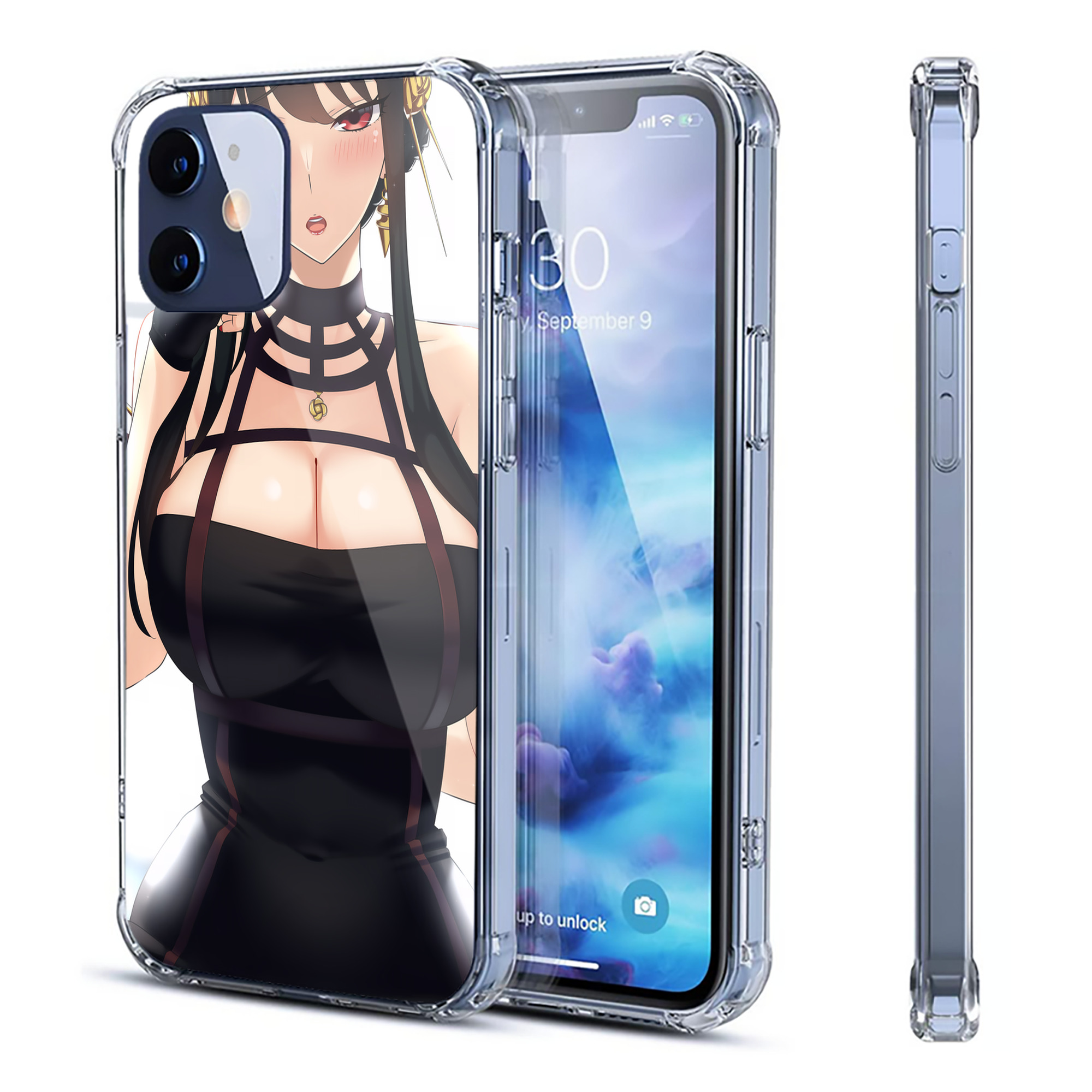 （画像用） SPY×FAMILY间谍家家酒 【iPhone 12シリーズ対応】透明スマホケース（クリアソフトケース）